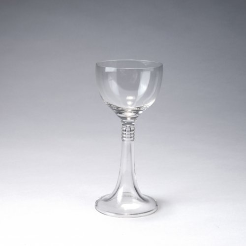 'Riemerschmid' white wine glass, c1900