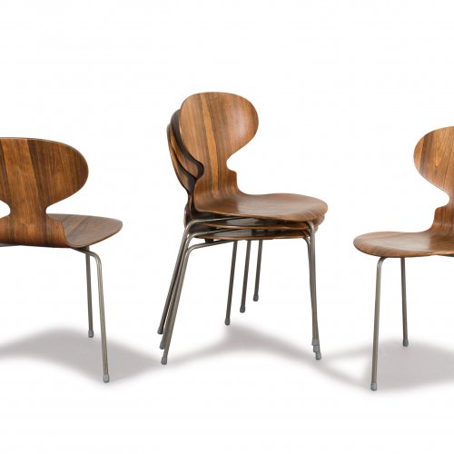 Five 'Ant -  3100' chairs, 1952