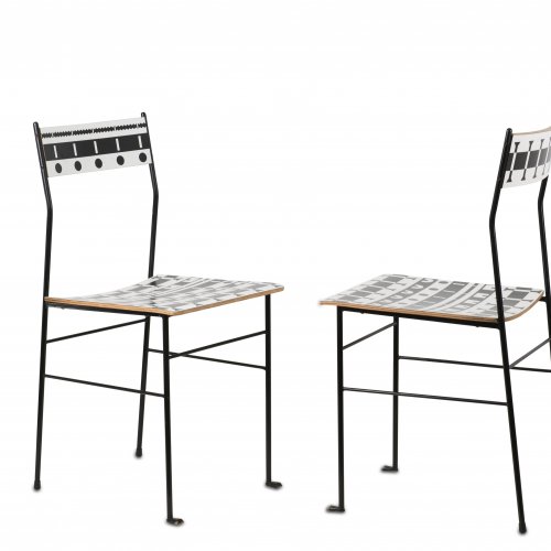 Two prototype 'Ollo' chairs, 1988