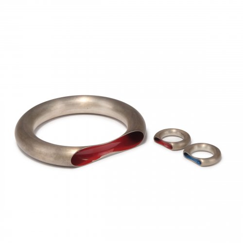 'Orgone' bracelet and two rings - CHP-01 - CHP-02, 1998