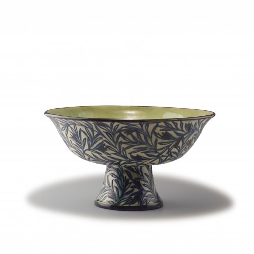 Footed bowl (twigs), 1921-23