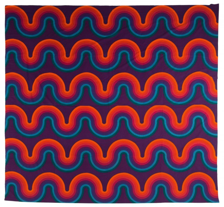 Two 'Curve' fabric panels, 1974 – | Lot 224 – Two 'Curve' fabric panels, 1974 – | Lot 224 –