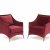 Pair of 'Jour et Nuit' easy chairs, 1991