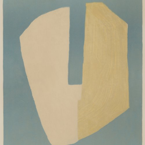 'Composition Jaune et Bleue', 1968