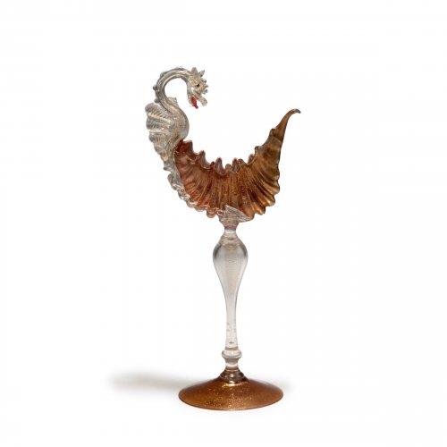 'Avventurino' goblet with dragon, 1890