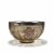 'Dahlias' bowl with silver mounting by Breidenstein & Renaud, Frankfurt, c1885