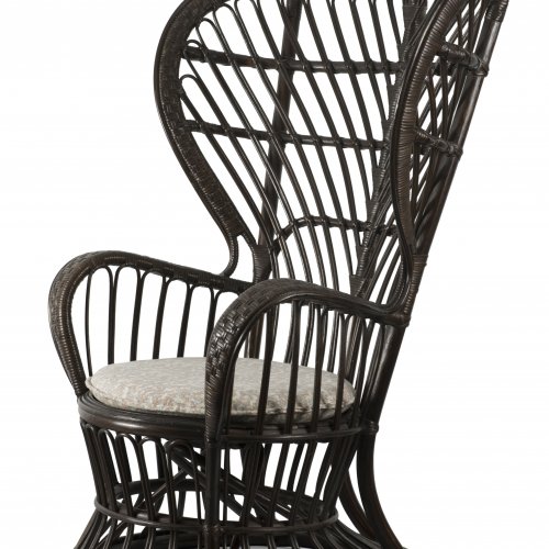Wicker chair, c1950