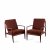 Two '128' easy chairs, c1963
