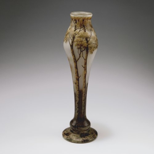'Paysage d'automne' vase, c1910