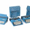 Three 'Italia WM 1990' typewriters, c1990