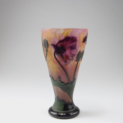 'Pavots' martelé vase, c1905
