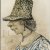 Künstlerpostkarte 'Frau mit Hut', 1927 