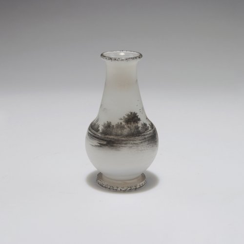 Miniature 'Delft' vase,  1899