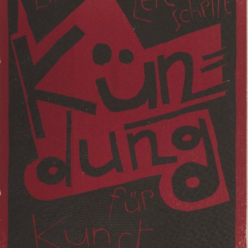 'Kündung - Eine Zeitschrift für Kunst', 1. series, mags. 7-8, July and August 1921.