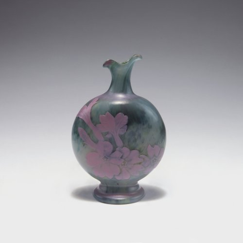 Intercalaire-Vase 'Primevères roses', um 1902