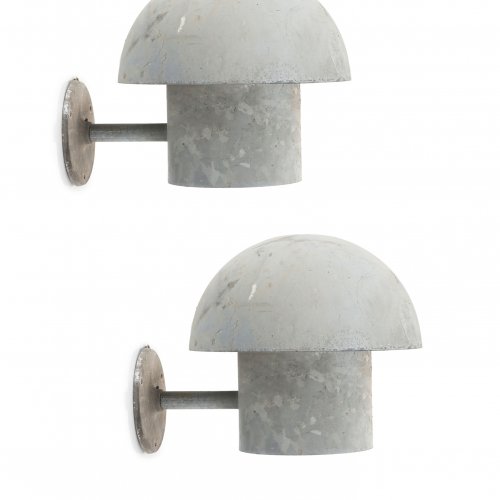 Two outdoor wall lights, 1930s