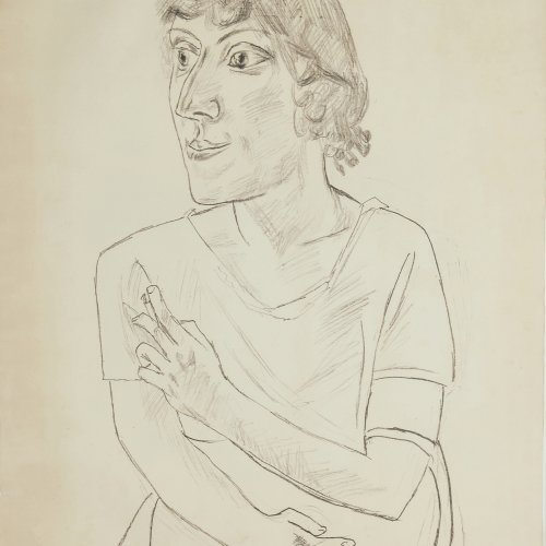 'Sarika mit Zigarette', 1922
