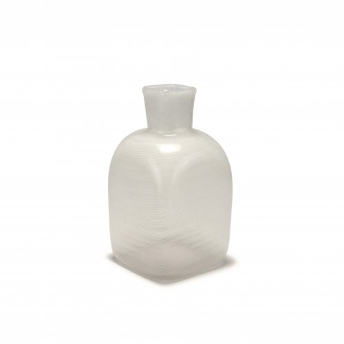 Bottle-shaped 'Mezza filigrana' vase, 1934