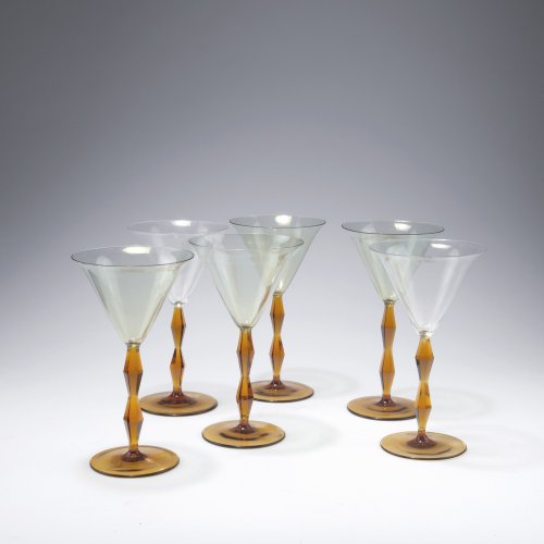 Six wine glasses, 1926