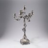 Tall figurative candelabrum, c1900