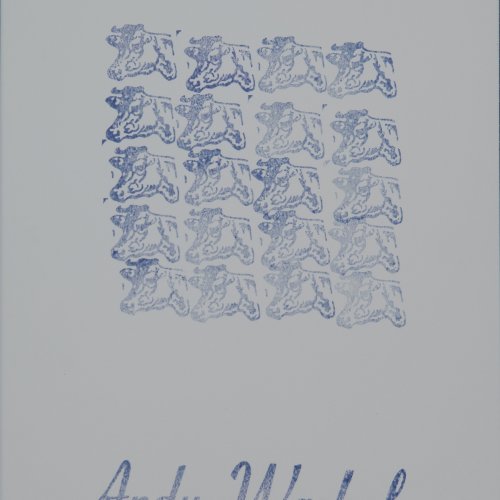 'Blue Cows' (Blue Version, Gummistempeldruck), 1967