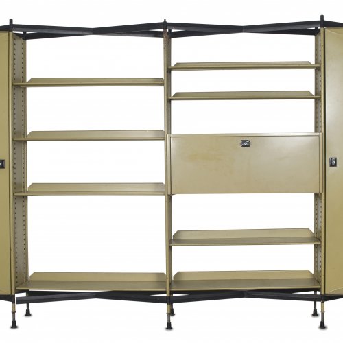 'Spazio' shelving system with two cabinets, 1959