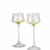 Two 'Meteor' wine glasses,  c1900