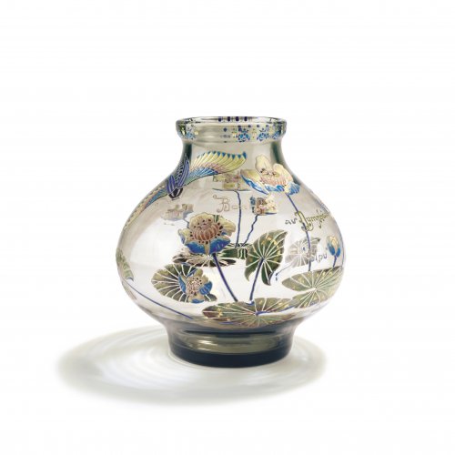 Vase 'Bonheur au Nymphéa bleu', 1885-89 