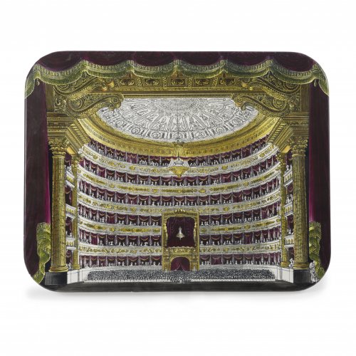 Tablett 'Interno Teatro alla Scala', um 1955