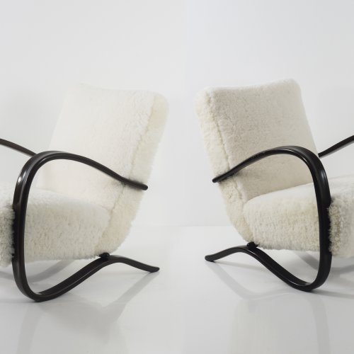 Two 'H 269' armchairs, 1930/40s 