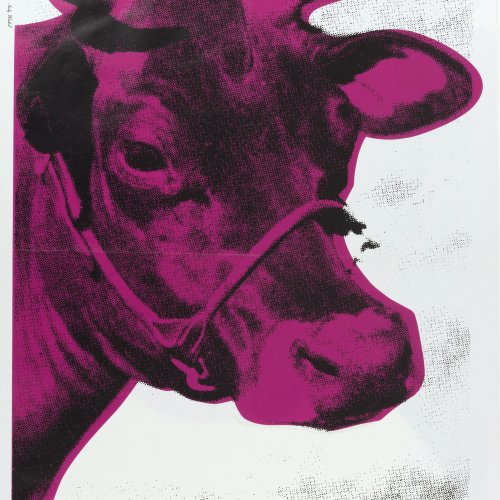 Doppelseitiger Proof: 'Cow' (wallpaper, La Biennale), 1976