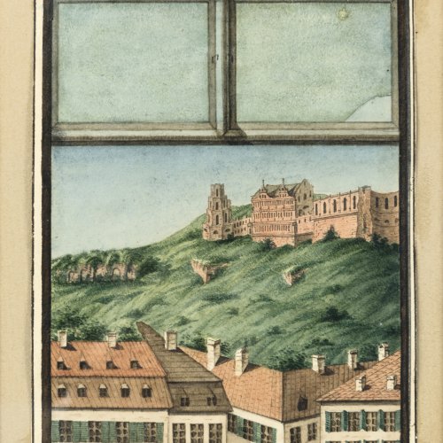 'Vier Stadtansichten', um 1830