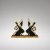 Pair of 'Gitanes' bookends, 1920s