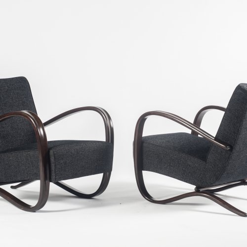 Two 'H 269' easy chairs, 1930/40s
