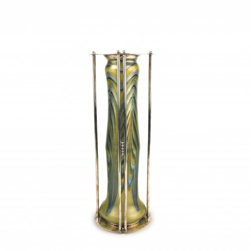 Seltene 'Phänomen'-Vase mit Montierung wohl von Argentor, 1901