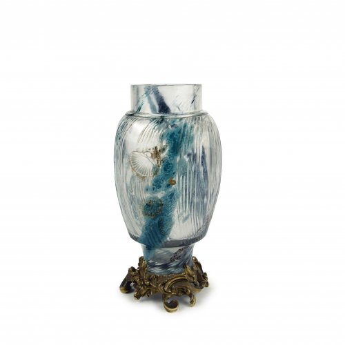 Seltene Intercalaire-Vase 'Géologie', 1889-92