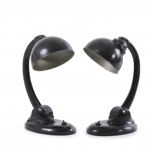 Two '11126' table light, c1930