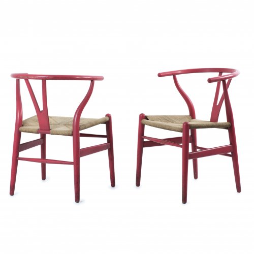 Two 'Y' - 'CH-24' chairs, 1950