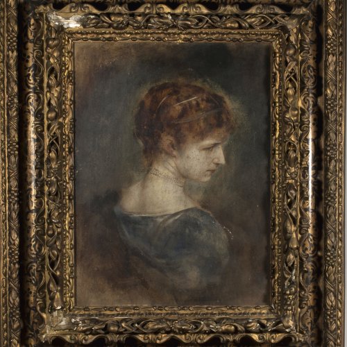 Portrait of a young lady, prior to 1900