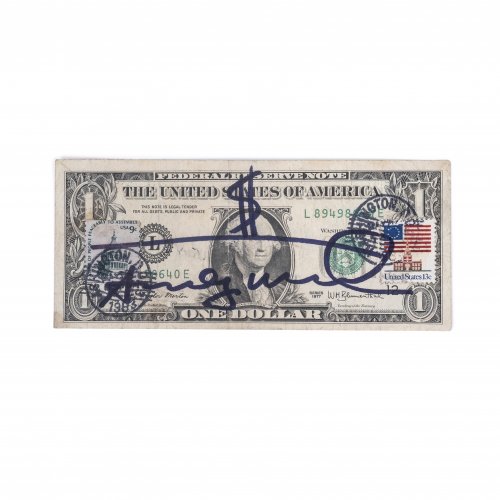 'One Dollar', 1977 (Series), 1984 (Postmark)