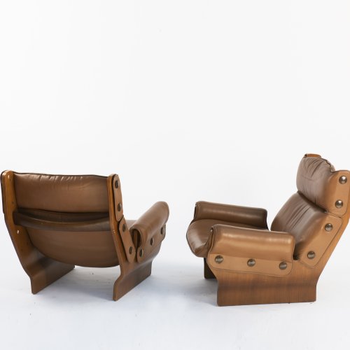 Two 'Canada - P110' armchairs, 1965