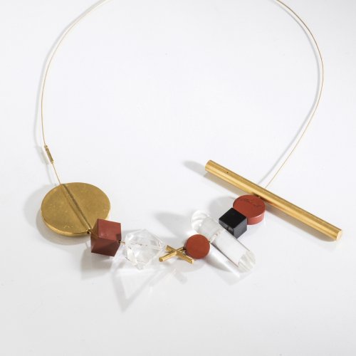 Necklace with different changeable pendants, 1989