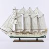 Model four-masted schooner 'J.S. Elcano'