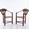 Zwei Armlehnstühle 'Munk chair', 1930/40er Jahre