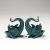 Pair of bookends, fish, 1950s
