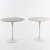 Two oval occasional tables '161 M', 1957