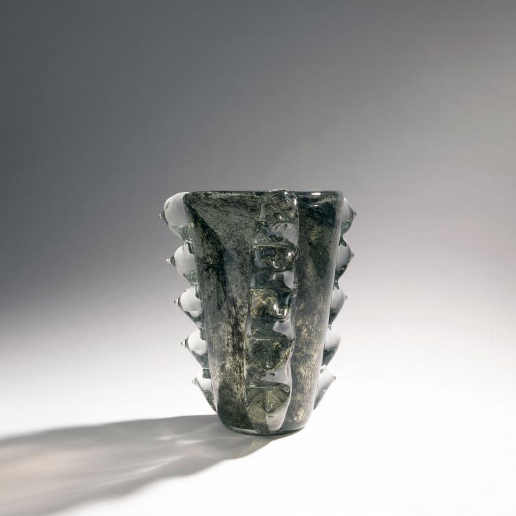 Hauptbild zu Objekt, Vase 'Crepuscolo', 1938, Barovier & Toso, Murano oder Ferro Toso Barovier, 143C 536