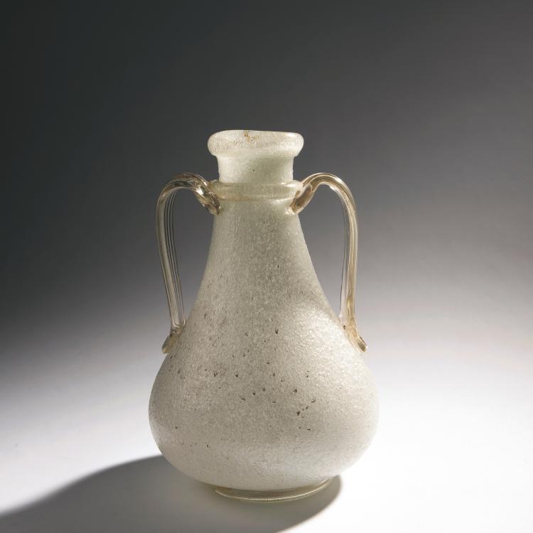 Bild 1 zu Objekt, Henkelvase 'Pulegoso', um 1930, Barovier & C., Murano, 143C 533