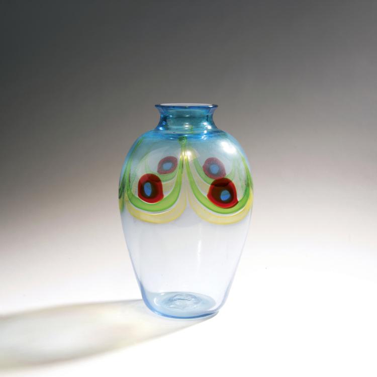 Hauptbild zu Objekt, Vase 'Pavone', 1957-60, A.Ve.M., Murano, 143C 637