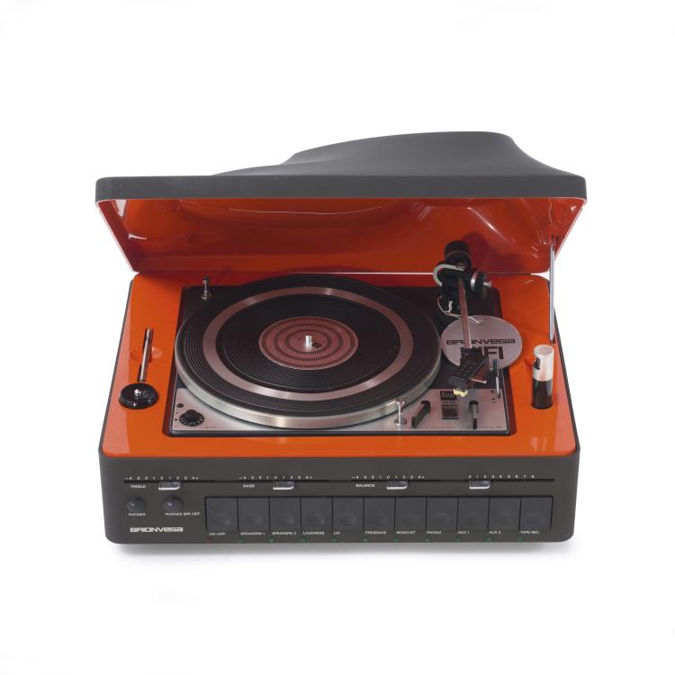 Hauptbild zu Objekt, Plattenspieler 'Fonoamplificatore Concetto 101', 1974, Marco Zanuso, Brionvega, Mailand, 143A 235